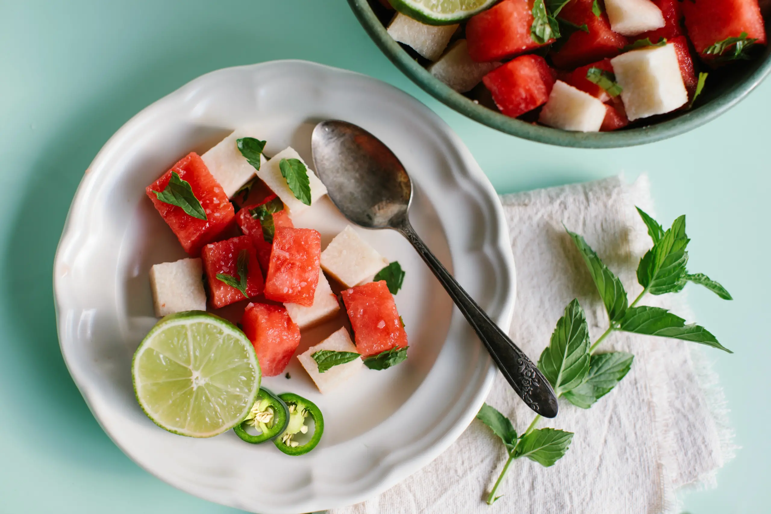 Featured image for “Ginger-Lime Watermelon Salad”
